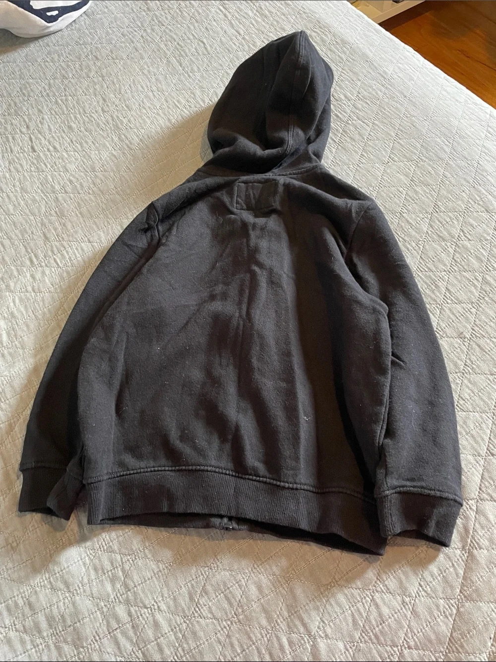 Old Navy Black Kids Hooded Zip-Up Sweatshirt